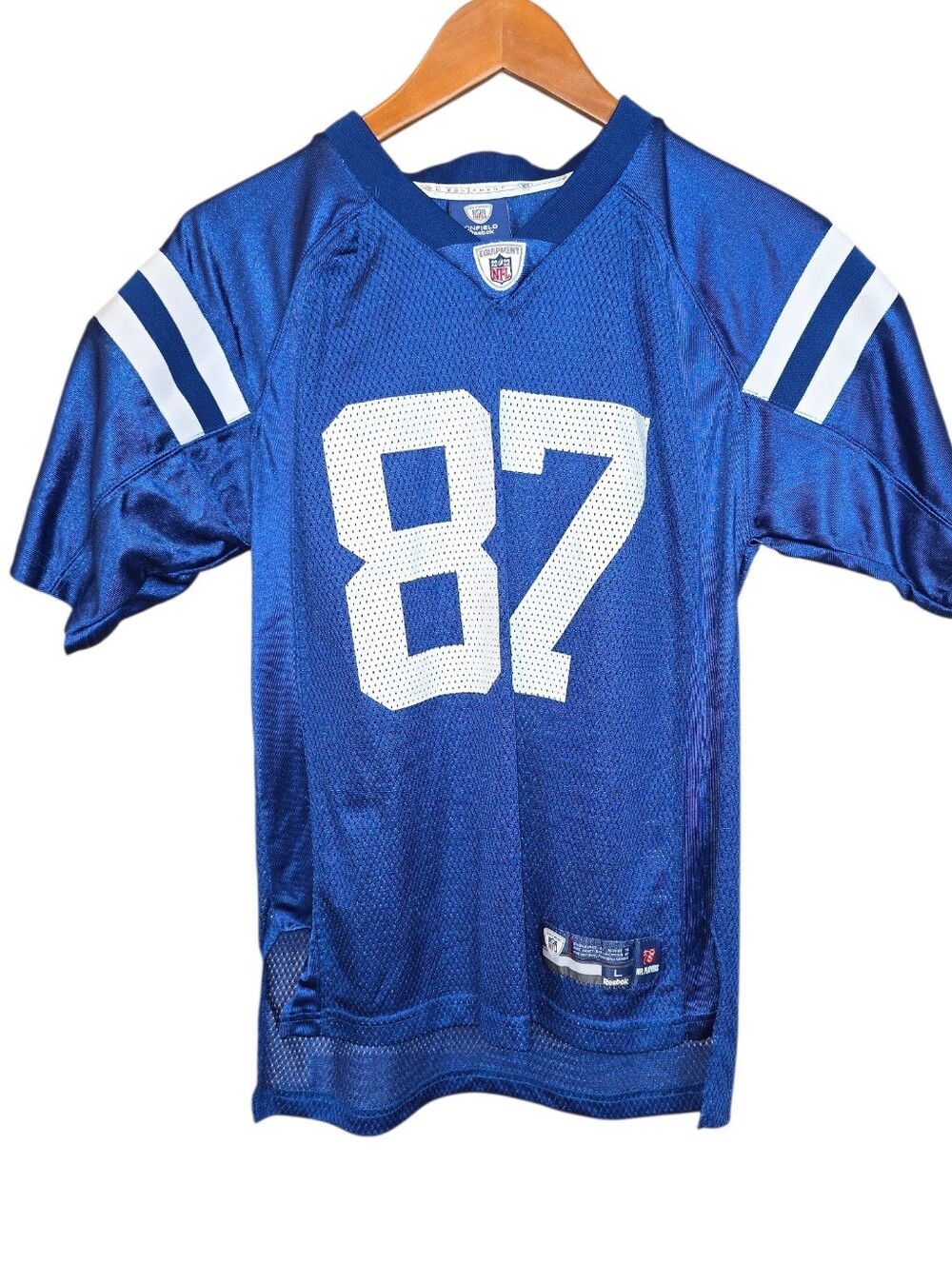 Indianapolis Colts Reggie Wayne #87 Reebok Youth L NFL Jersey Blue